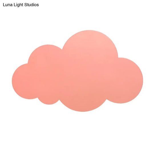 Colorful Cloud Macaroon Wall Light - Bedroom Acrylic Shade Lamp
