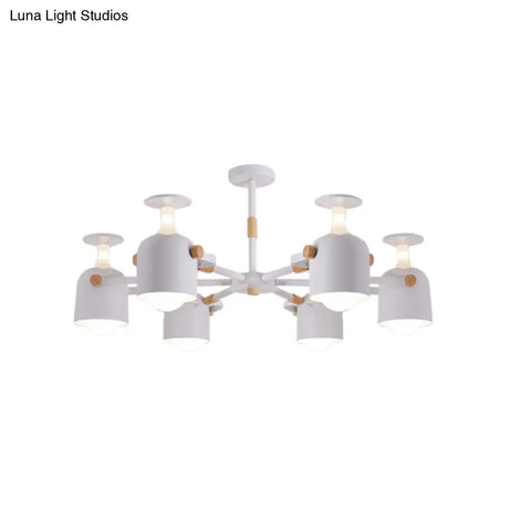 Colorful Goblet Chandelier Light For Kids Bedroom Or Kindergarten Decor