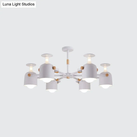 Colorful Goblet Chandelier Light For Kids Bedroom Or Kindergarten Decor