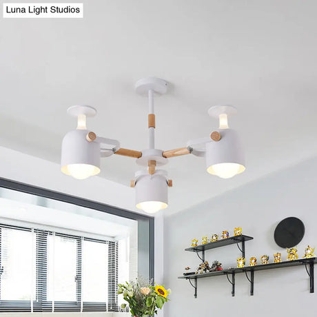 Colorful Goblet Chandelier Light For Kids Bedroom Or Kindergarten Decor