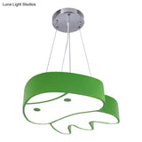 Colorful Led Suspension Light With Acrylic Jellyfish Shade - Cartoon Style Ceiling Chandelier