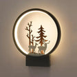 Contemporary Acrylic Deer Wall Sconce For Childs Bedroom Blue / Warm