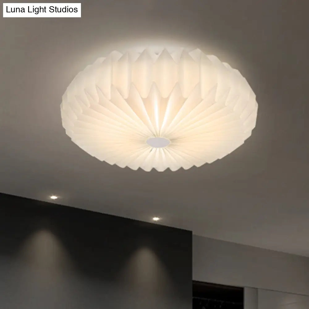 Contemporary Acrylic Flower Flush Mount Ceiling Light For Bedroom