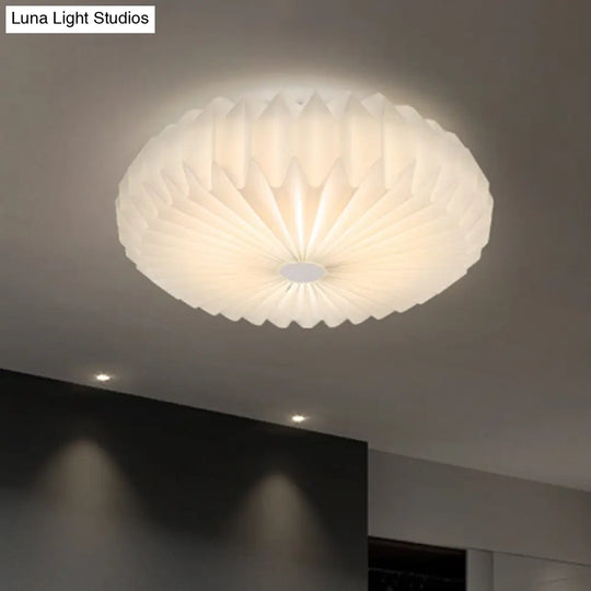 Contemporary Acrylic Flower Flush Mount Ceiling Light For Bedroom