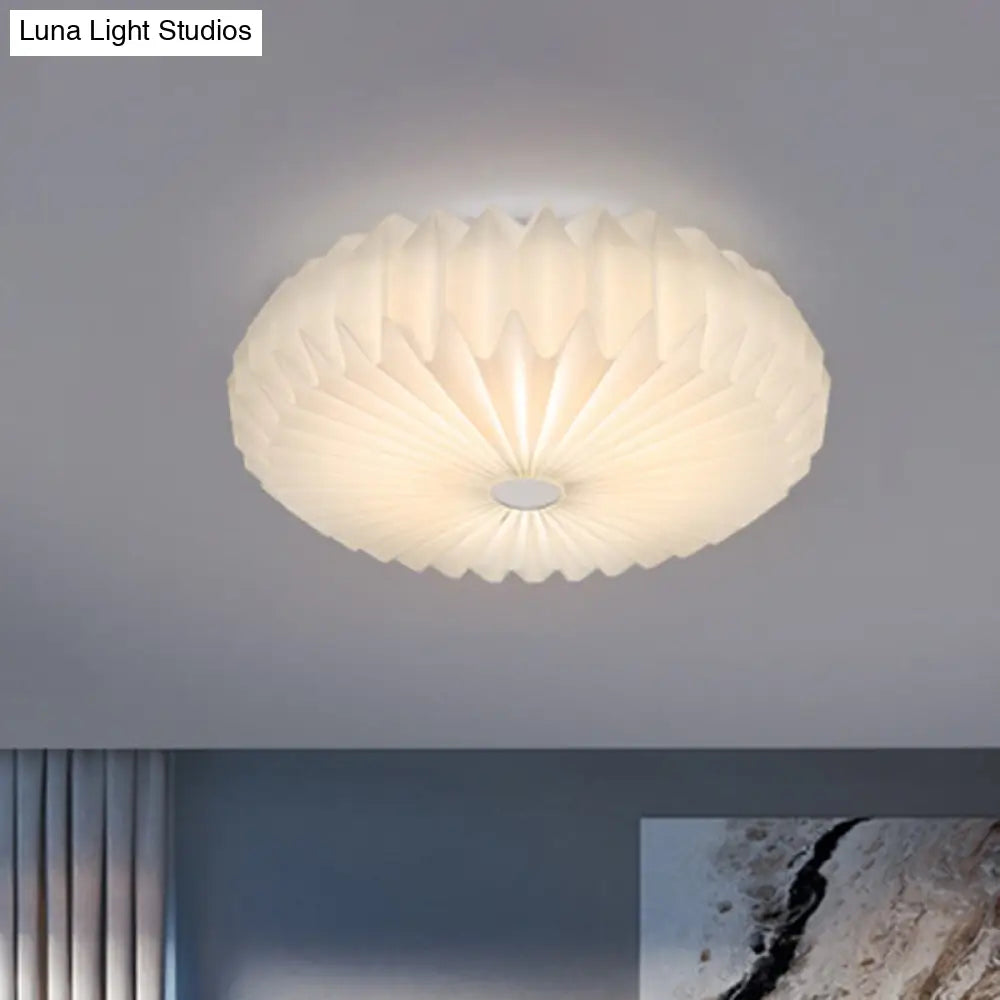 Contemporary Acrylic Flower Flush Mount Ceiling Light For Bedroom