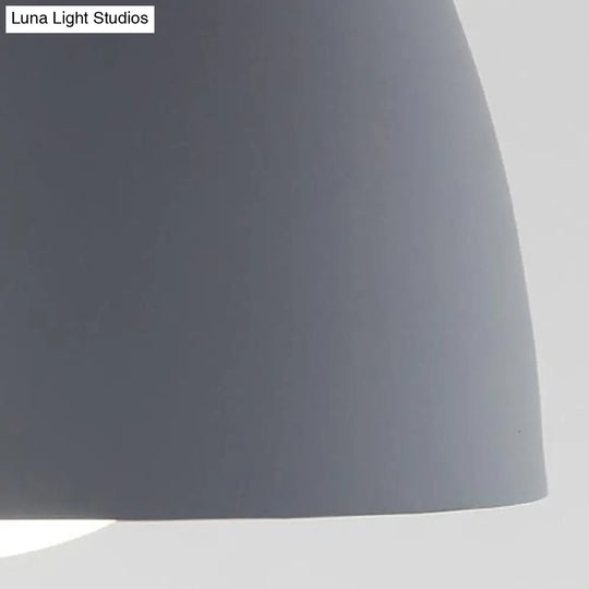 Contemporary 6.5/10 Inch Aluminum Funnel-Shaped Suspension Light For Study Room Or Cafe - Wide