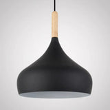 Contemporary Aluminum Pendant Light With Onion Shade – Ideal For Balcony Or Hallway 9.5/12/14