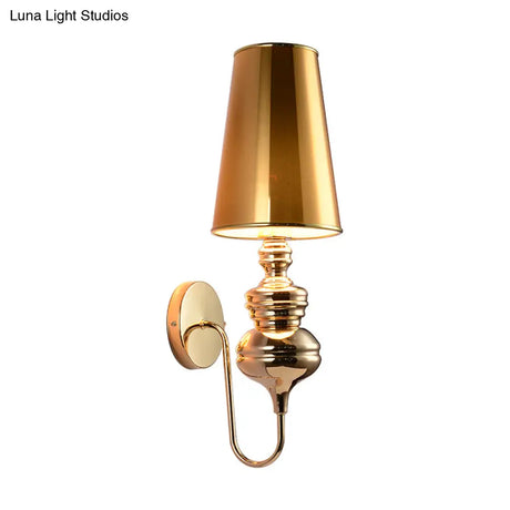 Contemporary Fabric Barrel Wall Mount Light - Bedroom Sconce (Black/Silver/White)