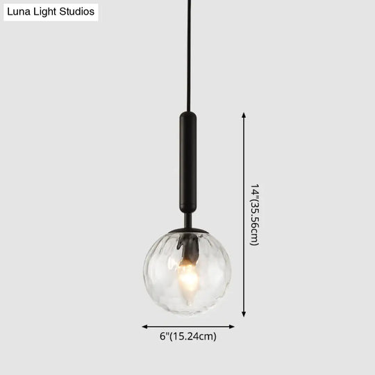 Contemporary Glass Pendant Light For Lounge
