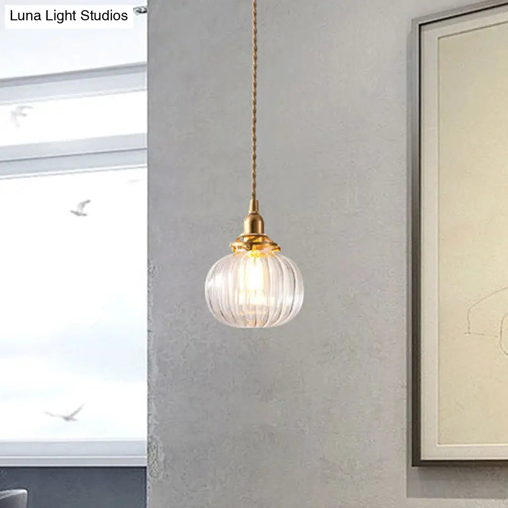 Contemporary Gold Hanging Pendant Light Fixture For Round Dining Rooms