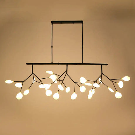 Contemporary Heracleum Island Pendant Light For Modern Dining Rooms 27 / Black