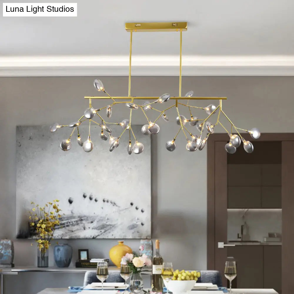 Contemporary Heracleum Island Pendant Light For Modern Dining Rooms
