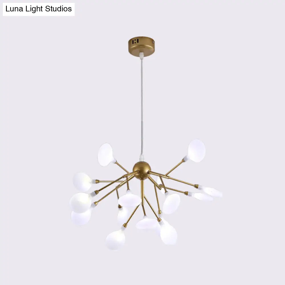 Contemporary Led Acrylic Chandelier Pendant Light For Living Room