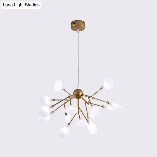 Contemporary Led Acrylic Chandelier Pendant Light For Living Room