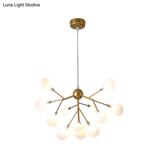 Contemporary Led Acrylic Chandelier Pendant Light For Living Room
