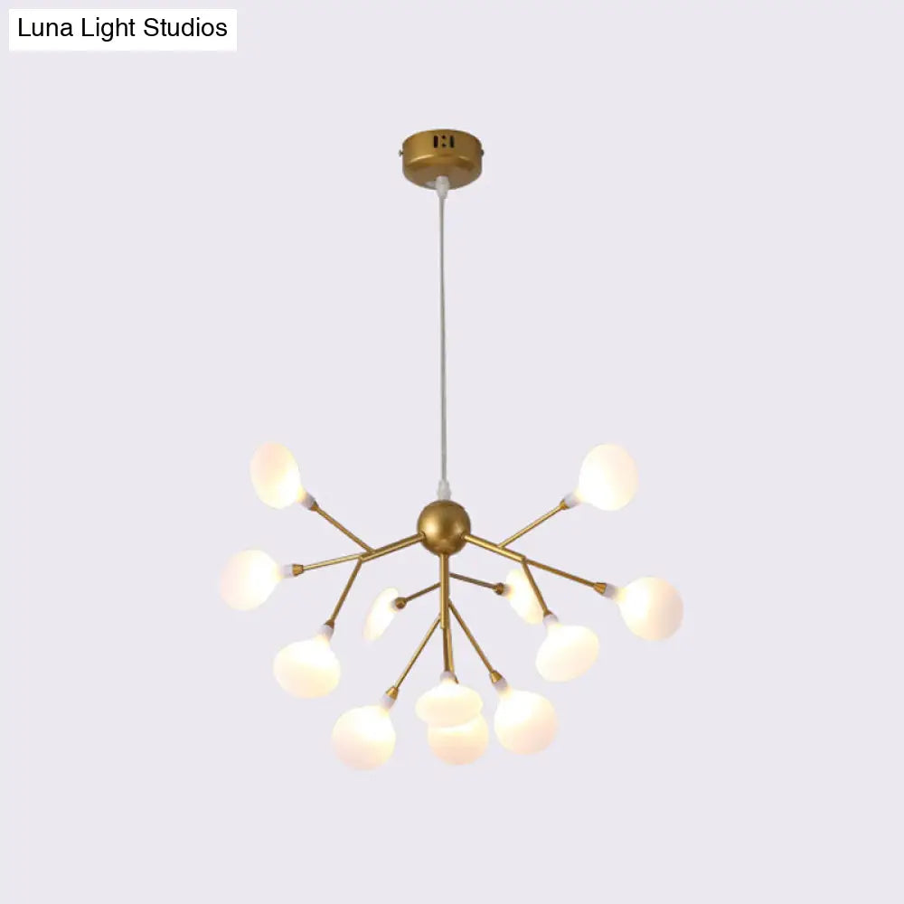 Contemporary Led Acrylic Chandelier Pendant Light For Living Room
