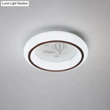 Contemporary Led Ceiling Lamp In White With Moon Deer And Hot Air Balloon Flush Light