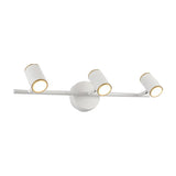 Contemporary Led Metal Wall Vanity Lamp - White/Warm Light