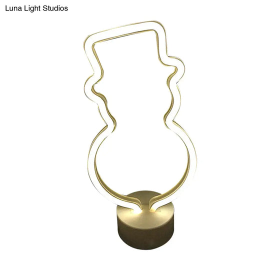 Contemporary Led Wall Night Light With Geometric White Design And Plastic Shade