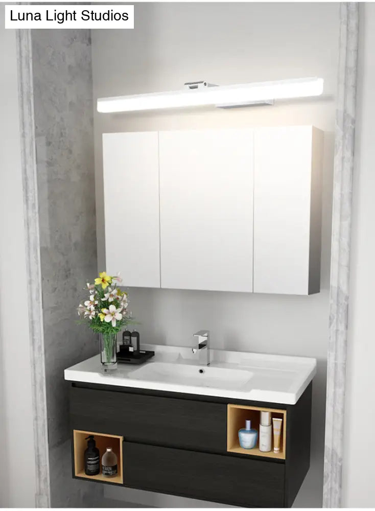 Contemporary Led Wall Vanity Sconce - Metal Design Stylish Bathroom Lighting