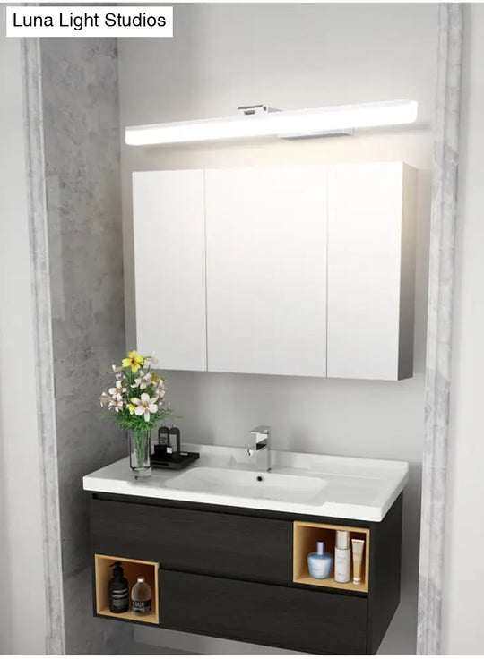 Contemporary Led Wall Vanity Sconce - Metal Design Stylish Bathroom Lighting