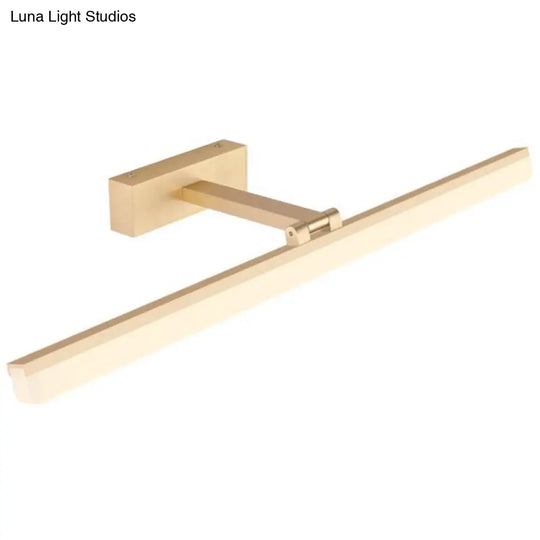 Contemporary Led Wall Vanity Sconce - Metal Design Stylish Bathroom Lighting