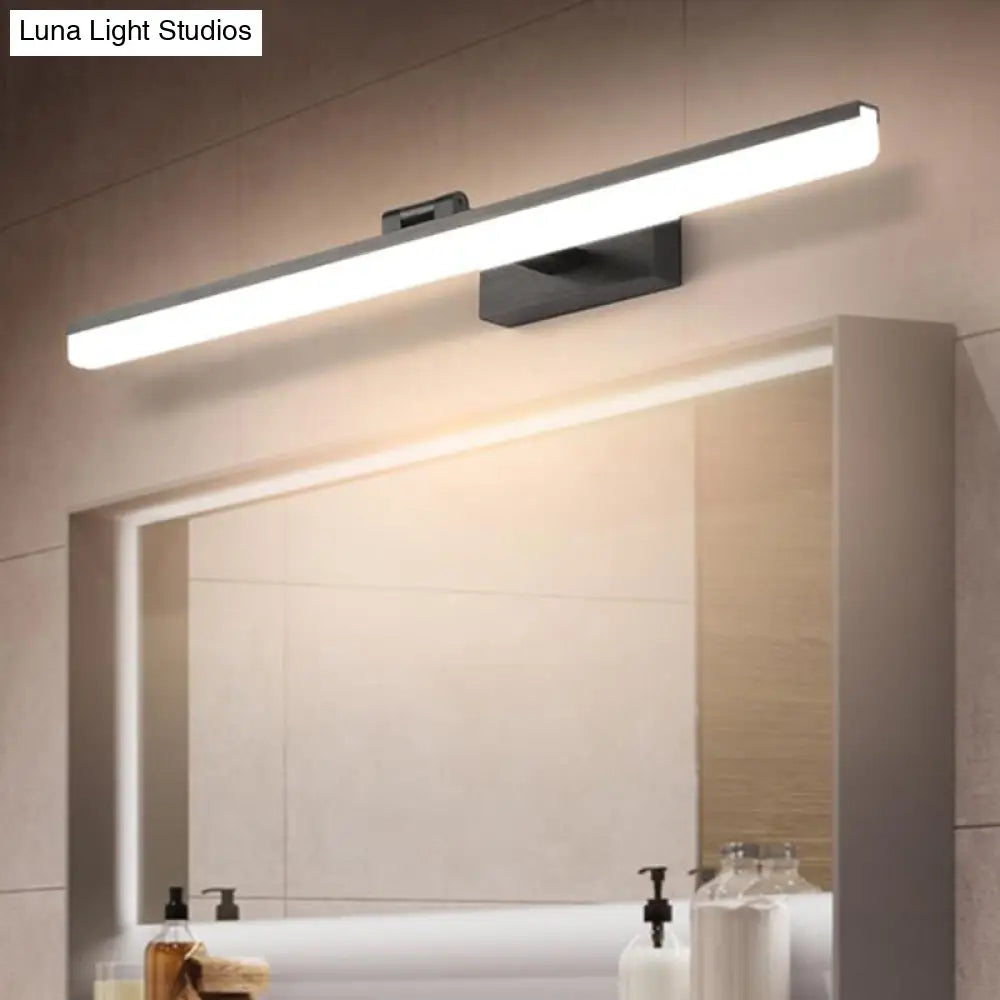 Contemporary Led Wall Vanity Sconce - Metal Design Stylish Bathroom Lighting