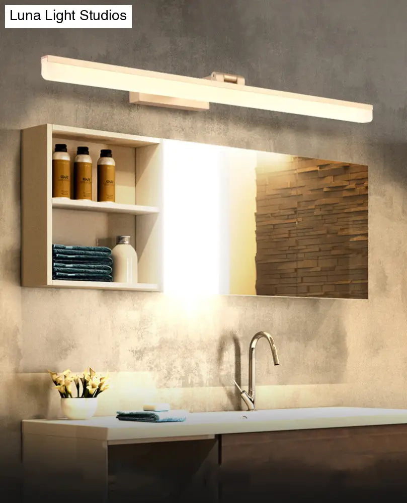 Contemporary Led Wall Vanity Sconce - Metal Design Stylish Bathroom Lighting