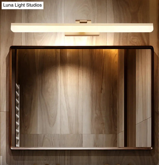 Contemporary Led Wall Vanity Sconce - Metal Design Stylish Bathroom Lighting