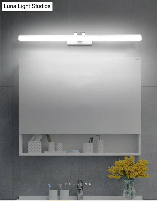 Contemporary Led Wall Vanity Sconce - Metal Design Stylish Bathroom Lighting
