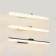 Contemporary Led Wall Vanity Sconce - Metal Design Stylish Bathroom Lighting Silver / 16 Warm