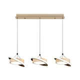 Contemporary Metal Drum Pendant Light With 3 Bulbs And Rotatable Ring In Warm/White