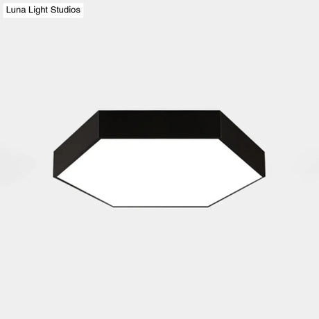 Contemporary Metal Honeycomb Led Flushmount Ceiling Light For Dining Room