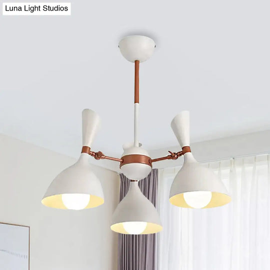 Contemporary Monochrome Kindergarten Pendant Chandelier For Living Room