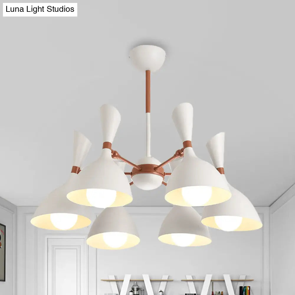 Contemporary Monochrome Kindergarten Pendant Chandelier For Living Room
