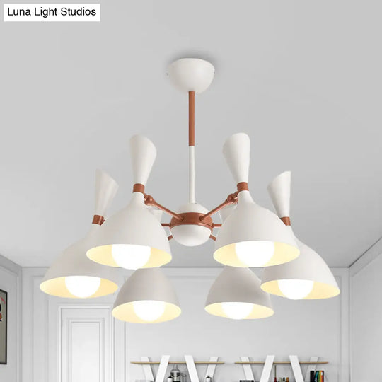 Contemporary Monochrome Kindergarten Pendant Chandelier For Living Room