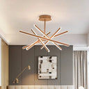 Contemporary Stacked Acrylic Hanging Lamp - 23.5/31.5 Wide Led Pendant Chandelier Warm/White Light