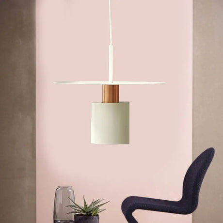 Copper Pendant Light - Modern Metal Cylindrical Design 8’/12’ Wide Hanging Lamp For Ceiling / 8’