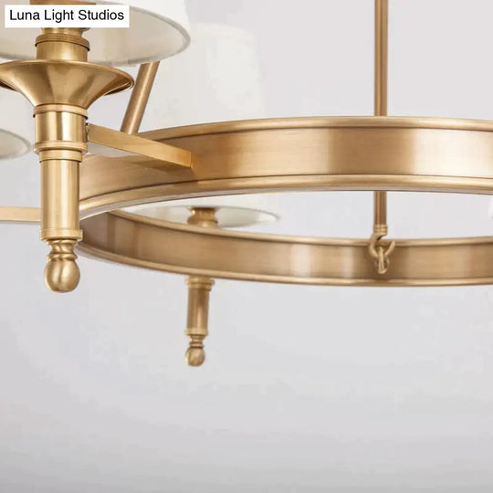 Copper Round 6 - 8 Light Chandelier for Bedroom Kitchen Dining Room Living Room Chandelier