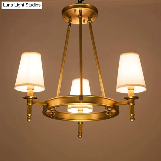 Copper Round 6 - 8 Light Chandelier for Bedroom Kitchen Dining Room Living Room Chandelier