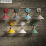 Copper Wall Lamp Nordic Macaron Color Childrens Room Bedside Creative Personality Black / 5 Wled