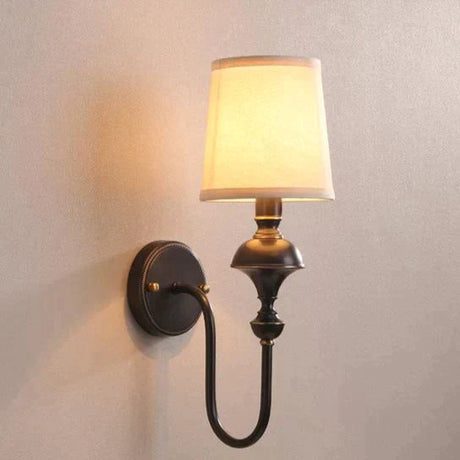 Copper Wall Lamp Simple European Living Room Background Bedroom Bedside Nordic Creative Aisle Lamps