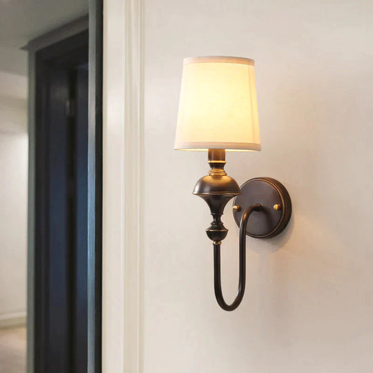 Copper Wall Lamp Simple European Living Room Background Bedroom Bedside Nordic Creative Staircase