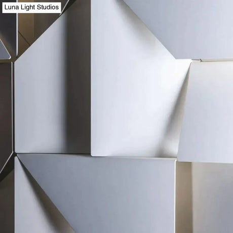 Creativ Indoor Outdoor Wall Lamp Geometric Art Lights Bedroom Living Room Staircase Background