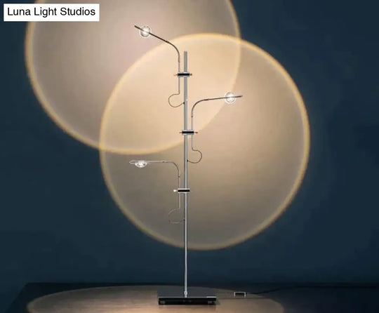 Creative Background Wall Sunset Atmosphere Lamp Floor Lamp Floor Lamps