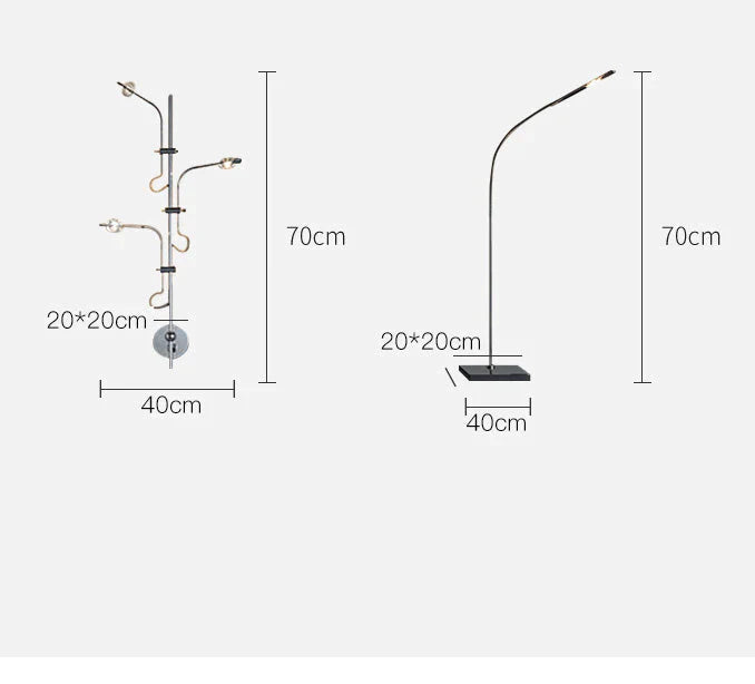 Creative Background Wall Sunset Atmosphere Lamp Floor Lamp Floor Lamps