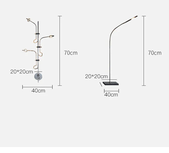 Creative Background Wall Sunset Atmosphere Lamp Floor Lamps