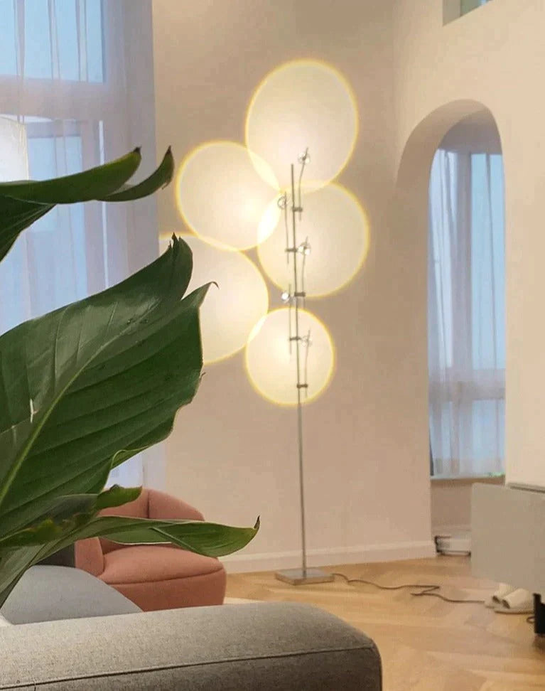 Creative Background Wall Sunset Atmosphere Lamp Floor Lamp Floor Lamps