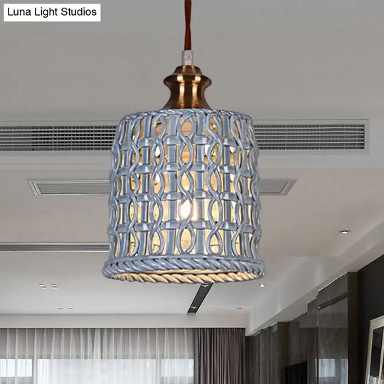 Creative Ceramic Suspension Light - Cafe Restaurant Hanging Basket Design