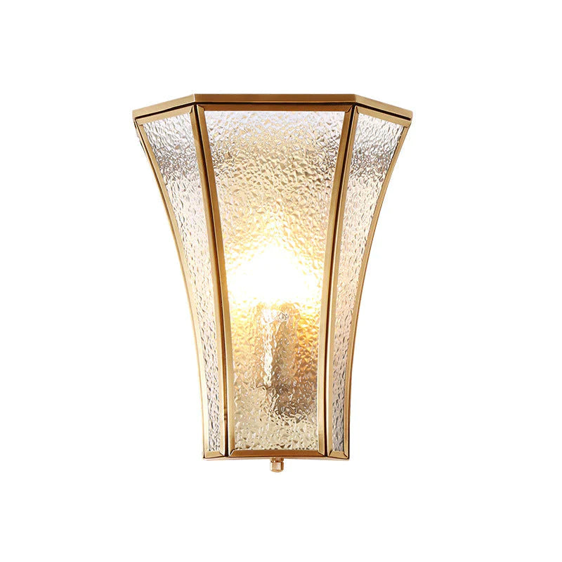 Kreative Landhausstil Nachttischlampe Korridor Gang Kupfer Wandleuchte